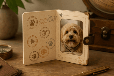 Pet passport card example