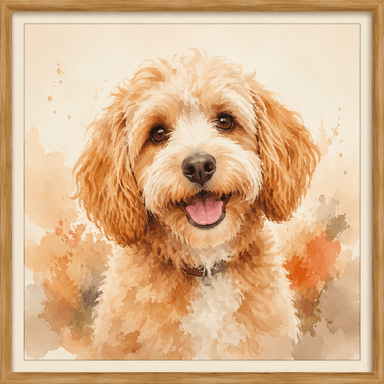 Stylised portrait art example